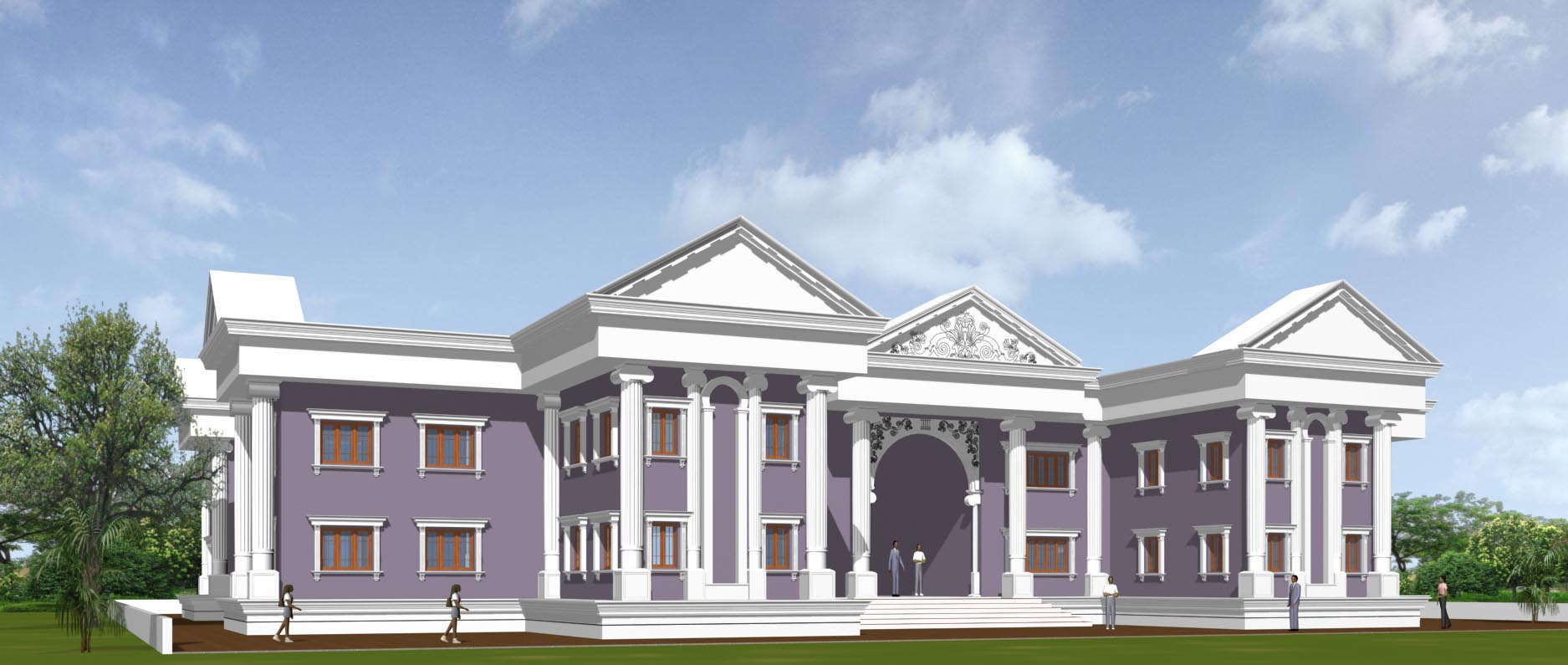 RK School, School Building Construction at Maddur, Mysore District
